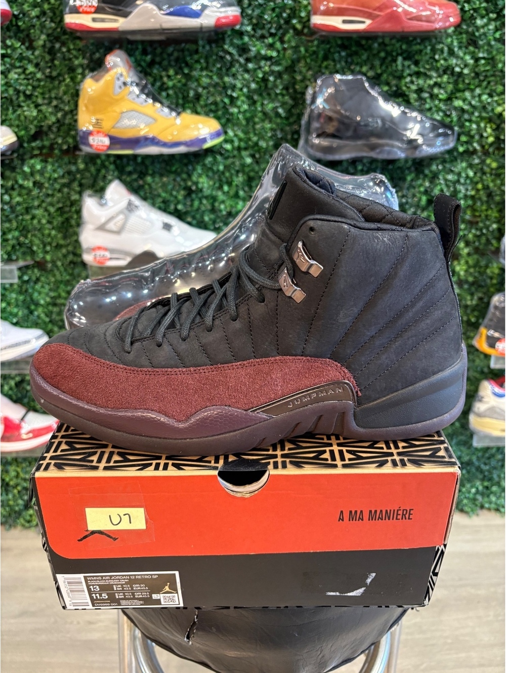 A Ma Maniére x Women’s Air Jordan 12 Retro SP “Black” 13W